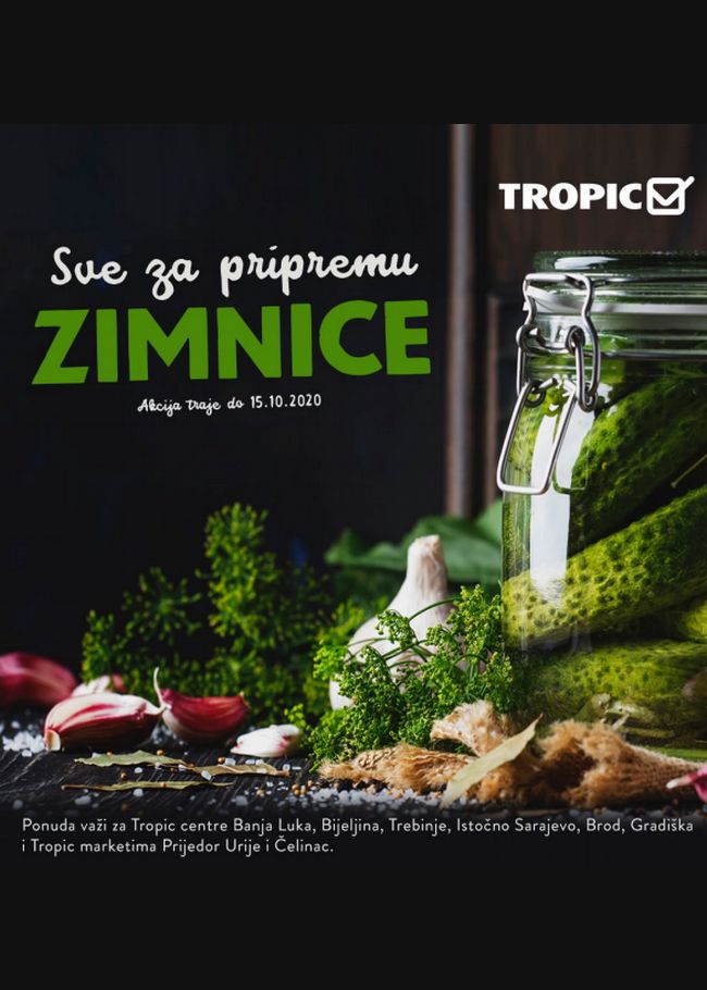 Tropic sve za pripremu zimnice 2020
