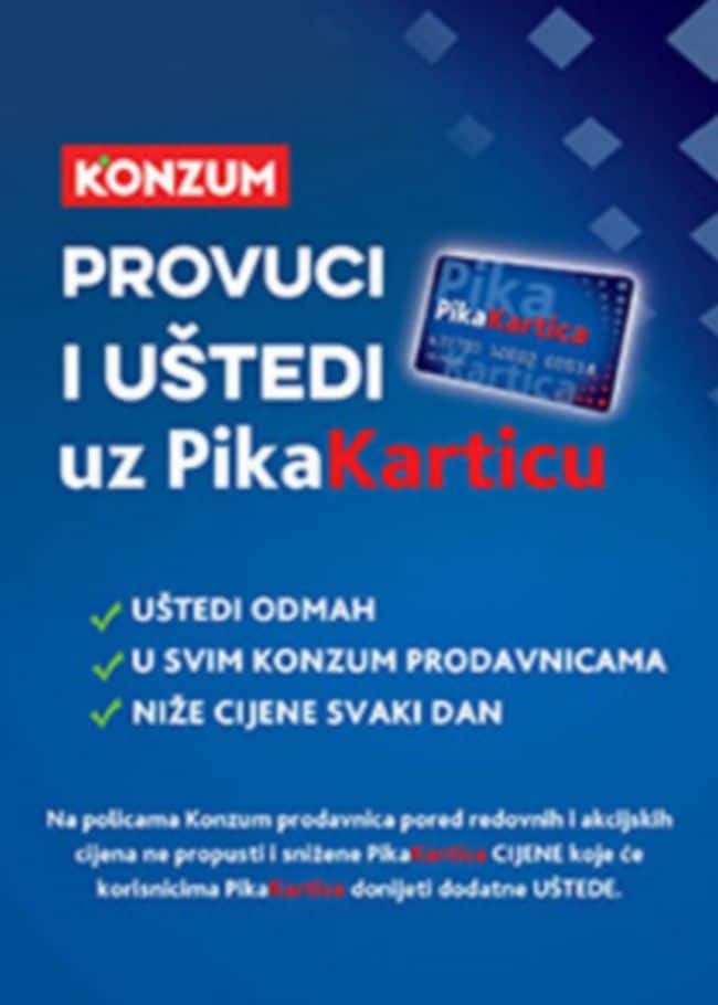 Konzum: Provuci i uštedi uz PikaKarticu! od 01. do 31.10.2020.