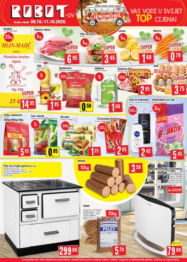 Robot: Vikend akcija od 09. do 11.10.2020.