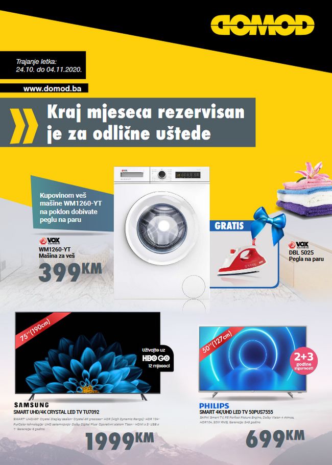 Domod: Akcijski katalog od 24.10. do 04.11.2020.