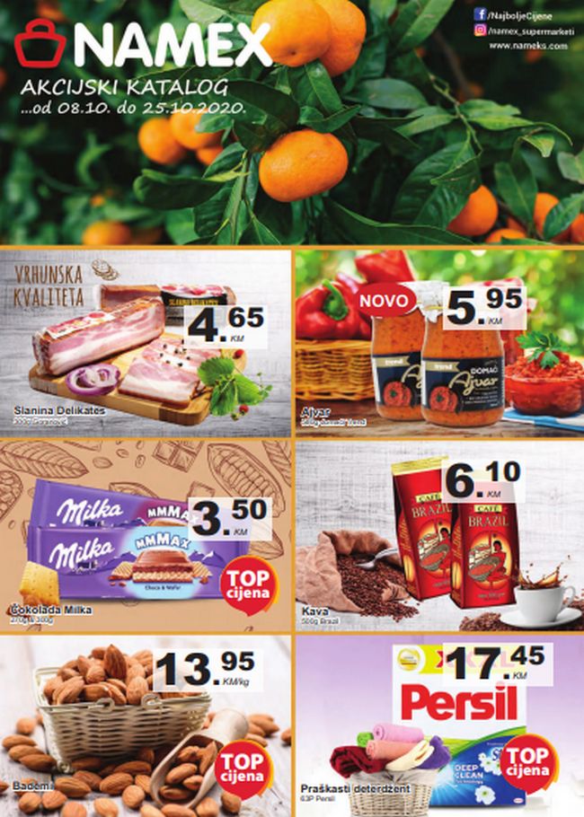 Namex: Akcijski katalog od 08. do 25.10.2020.