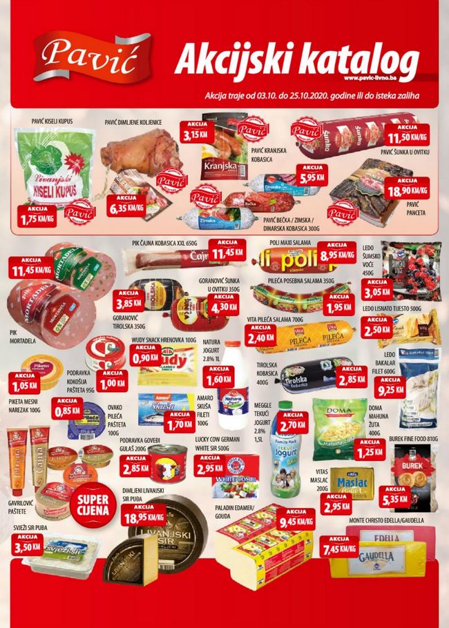 Pavić: Akcijski katalog od 03. do 25.10.2020.