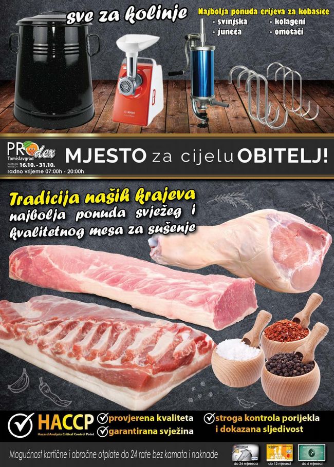 Prodex Tomislavgrad: Akcijski katalog od 16. do 31.10.2020.