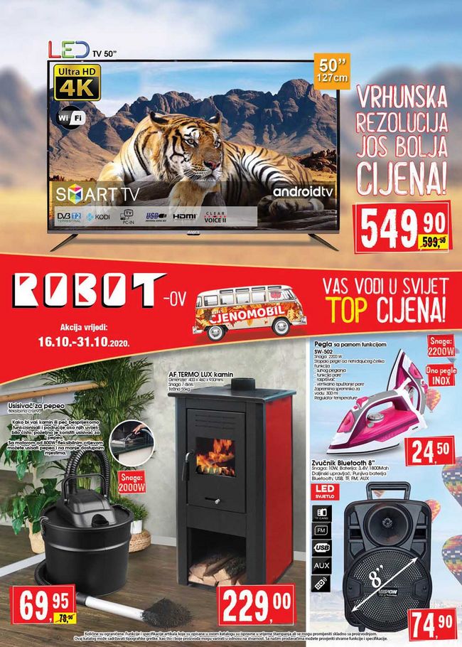 Robot: Akcijski katalog od 16. do 31.10.2020.