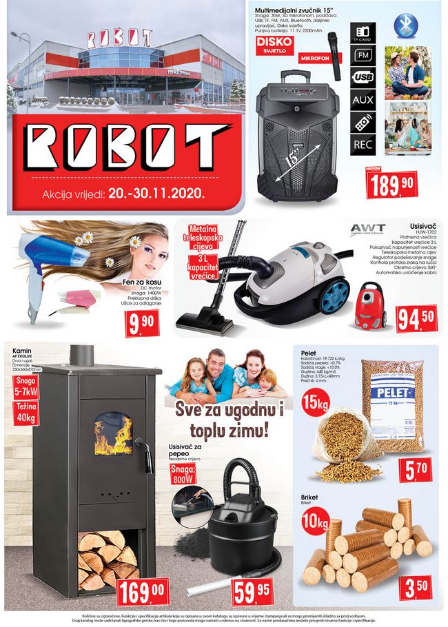 Robot: Akcijski katalog od 20. do 30.11.2020. Robot: Akcijski katalog od 20. do 30.11.2020.