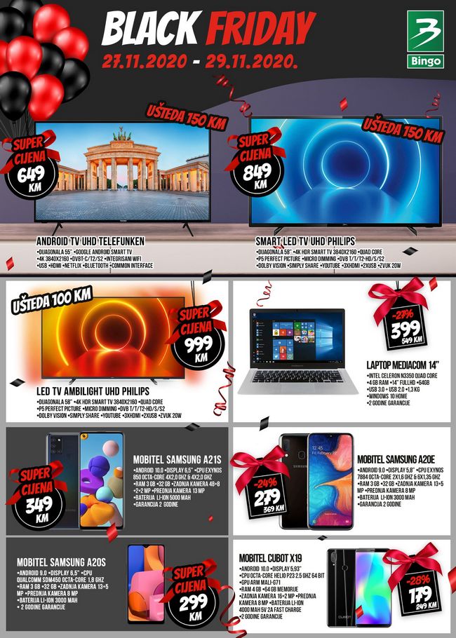 Bingo: Black Friday od 27. do 29.11.2020. Bingo: Black Friday od 27. do 29.11.2020.