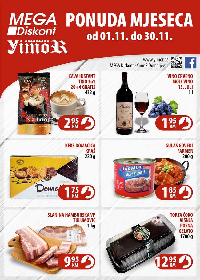 Yimor i Mega diskont: Ponuda mjrseca od 01. do 30.11.2020.