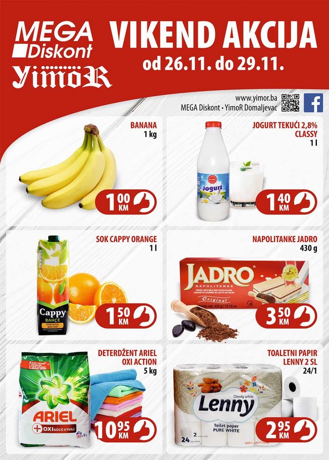 Mega diskont: Vikend akcija od 26. do 29.11.2020.