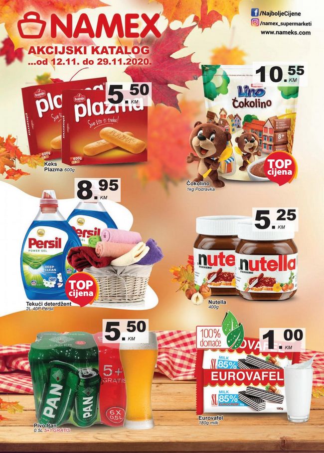 Namex: Akcijski katalog od 12. do 29.11.2020.