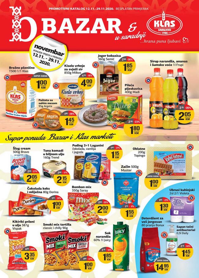 Bazar: Promotivni katalog od 12. do 29.11.2020.