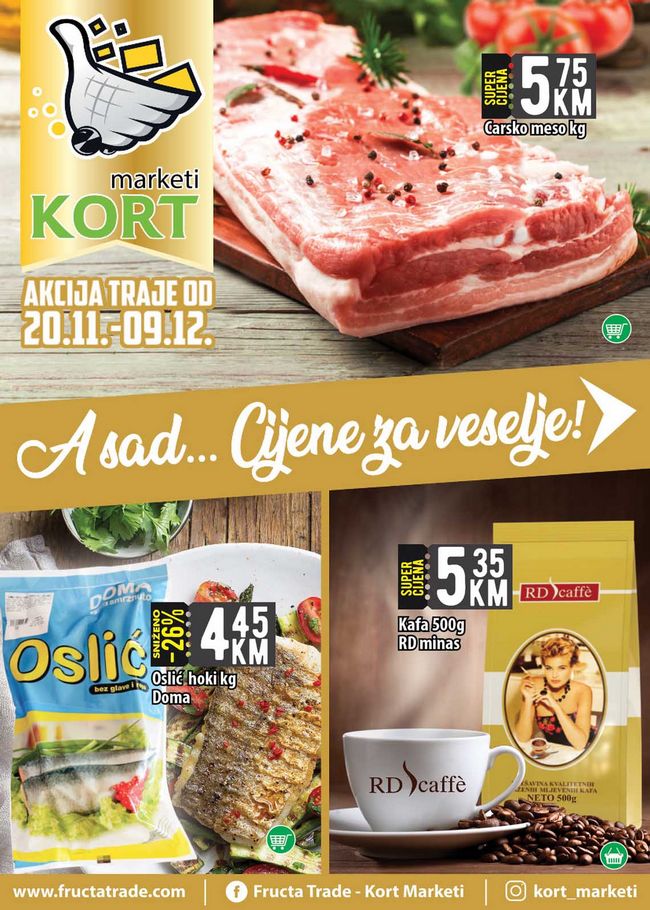 Kort marketi: Akcijski katalog od 20.11. do 09.12.2020.