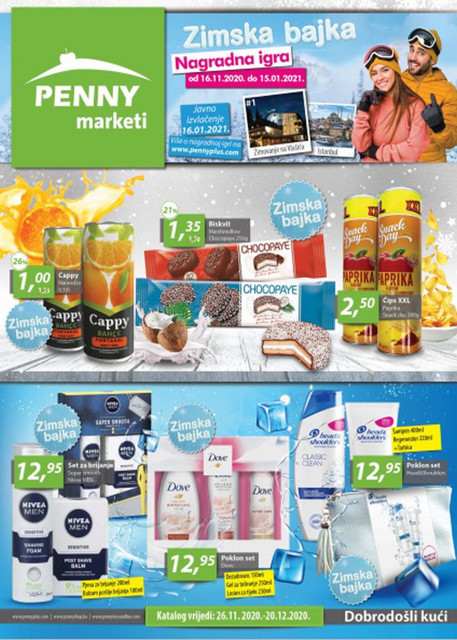 Penny marketi: Akcijski katalog od 26.11. do 20.12.2020.