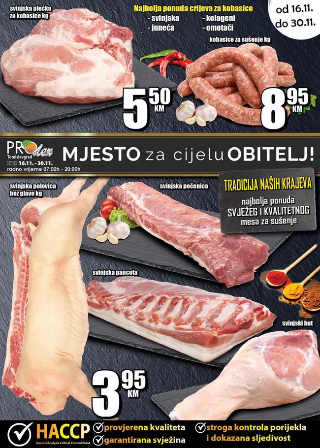 Prodex Tomislavgrad: Akcijski katalog od 16. do 30.11.2020.