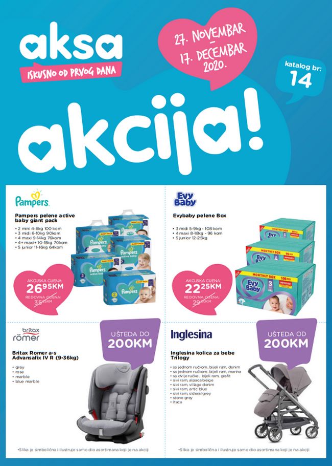 Aksa: Akcijski katalog od 27.11. do 17.12.2020.