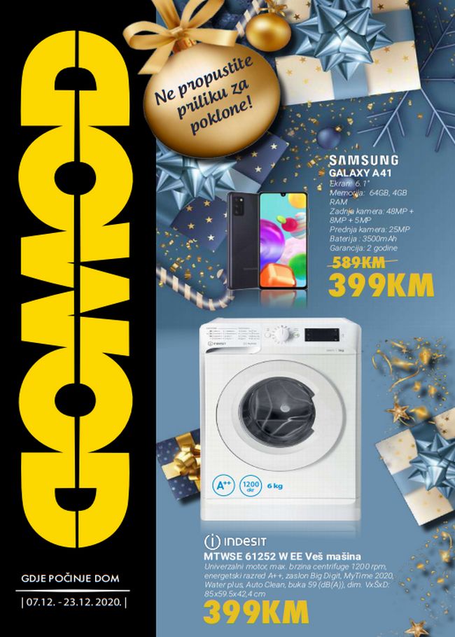 Domod: Akcijski katalog od 07. do 23.12.2020.