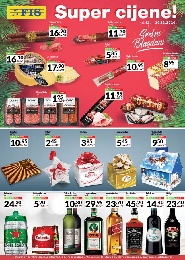 Fis: Prehrana i hemija Akcija od 16. do 29.12.2020. Fis: Prehrana i hemija Akcija od 16. do 29.12.2020.