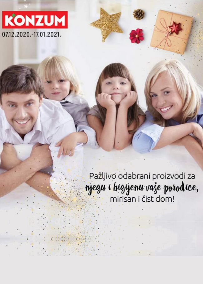 Konzum: Pažljivo odabrani proizvodi za njegu... od 07.12.2020. do 17.01.2021.