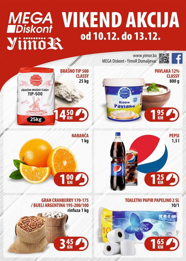 Mega diskont: Vikend akcija od 10. do 13.12.2020.