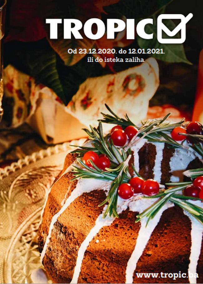 Tropic: Akcijski katalog od 23.12.2020. do 12.01.2021.