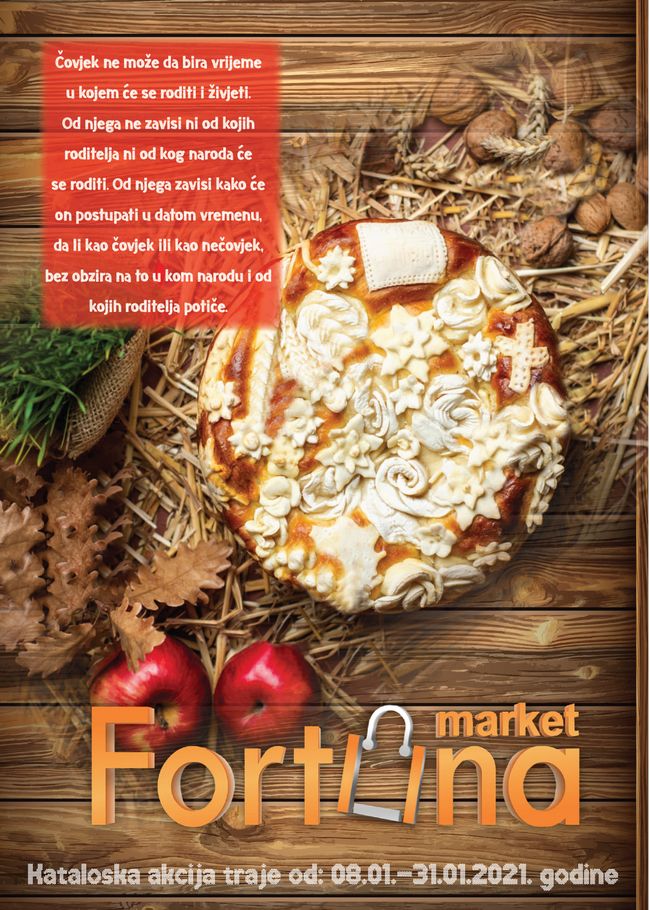 Fortuna mrketi: Akcijski katalog od 08. do 31.01.2021.