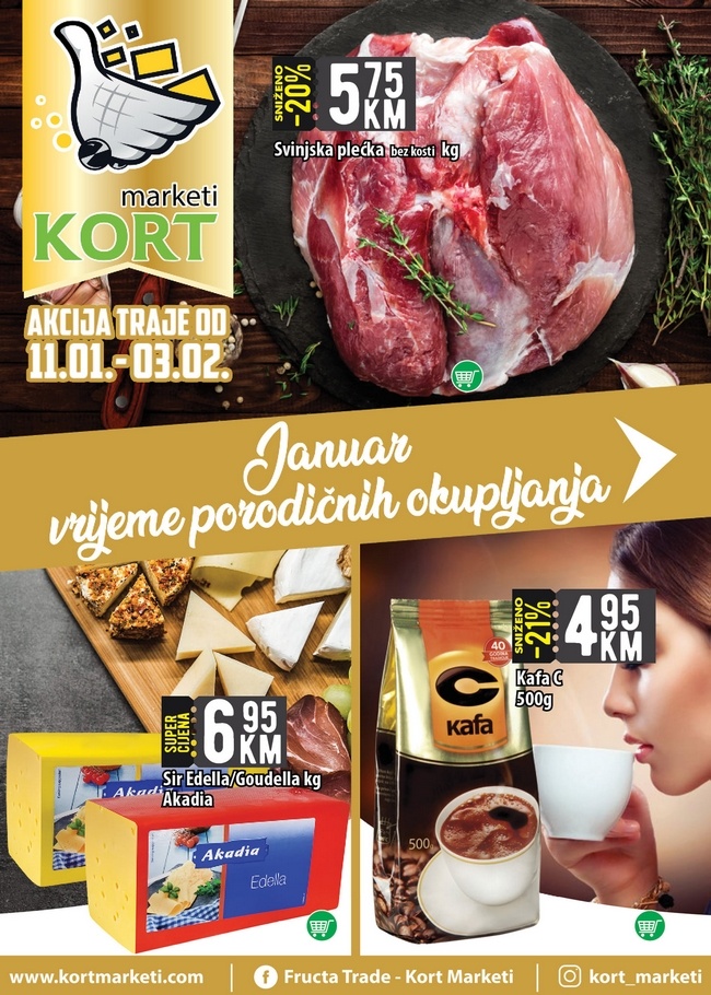 Kort marketi: Akcijski katalog od 11.01. do 03.02.2021.