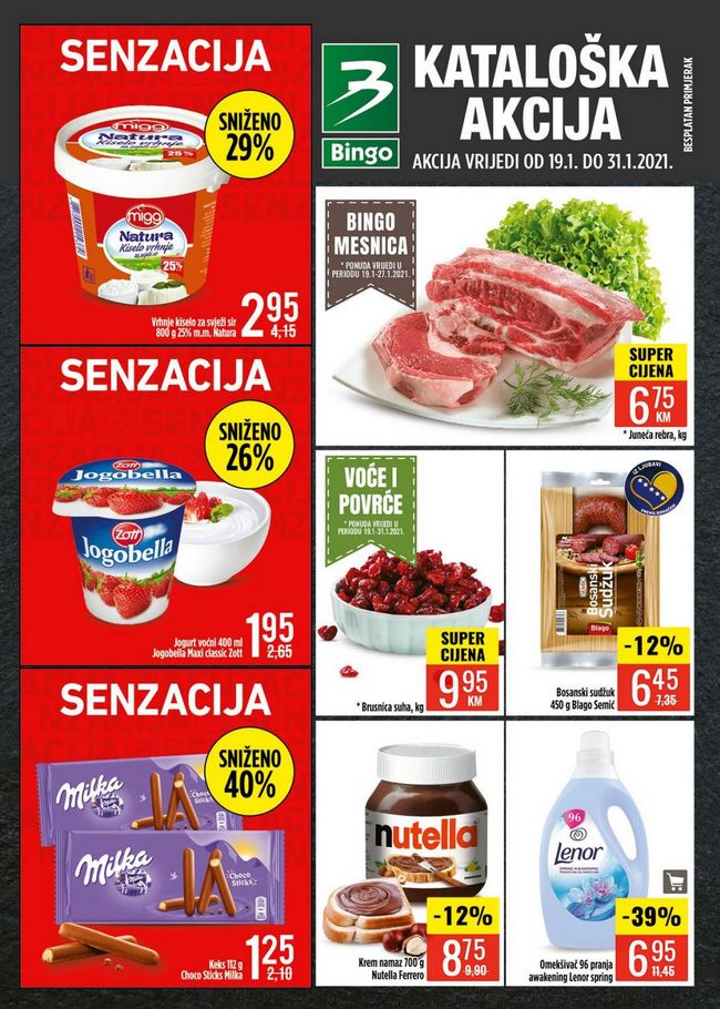 Bingo: Akcijski katalog od 19. do 31.01.2021.