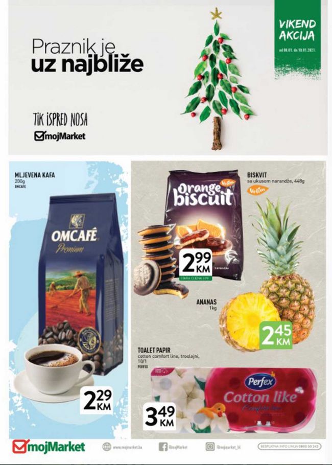 Moj Market: Vikend akcija od 08. do 10.01.2021.