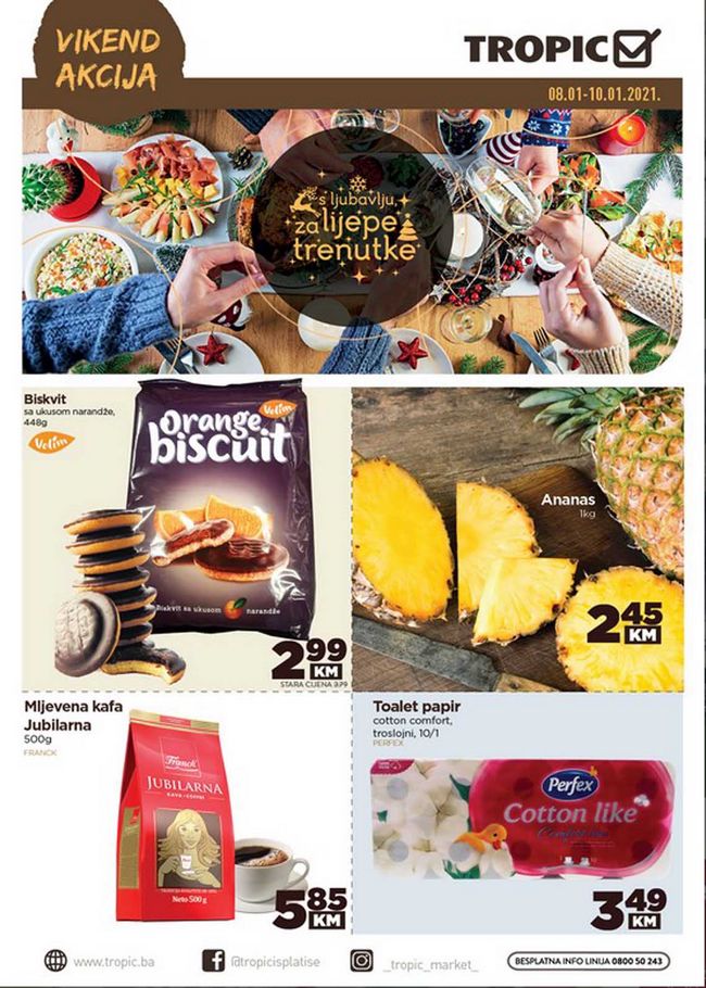 Tropic: Vikend akcija od 08. do 10.01.2021.