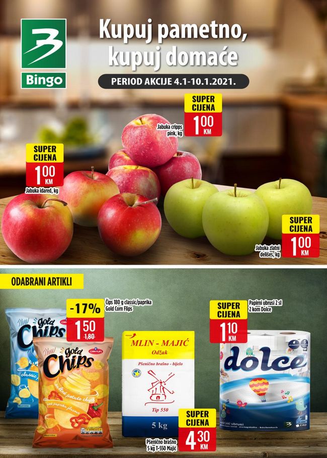 Bingo: Akcija za početak sedmice od 04. do 10.01.2021.