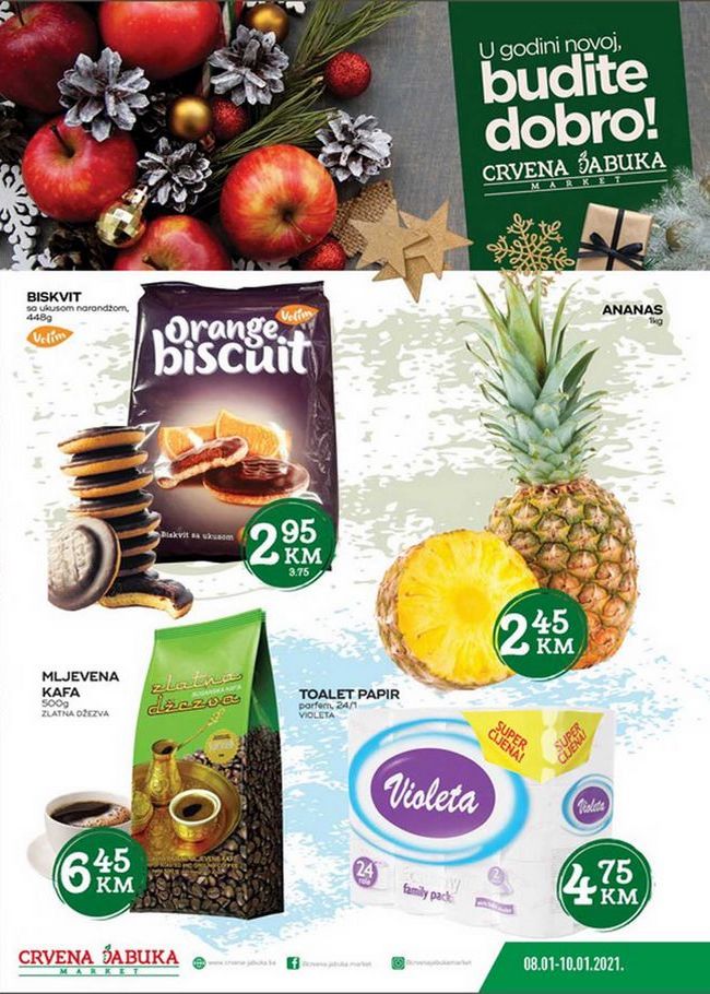 Crvena jabuka: Vikend akcija od 08. do 10.01.2021.