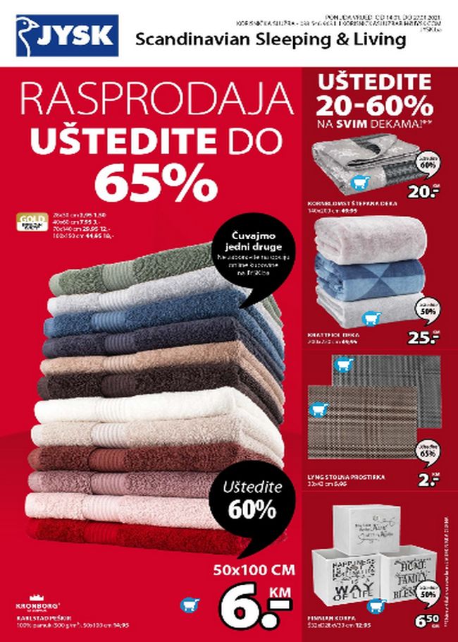 Jysk: Akcijski katalog od 14. do 27.01.2021.