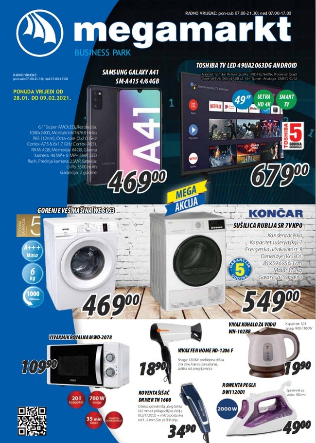 Megamarkt: Akcijski katalog od 28.01. do 09.02.2021.
