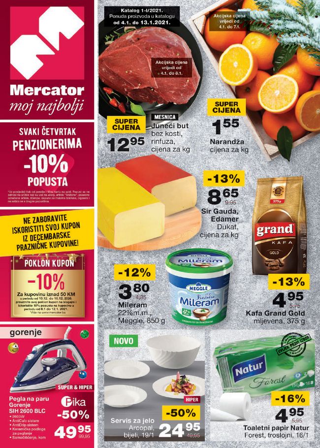 Mercator: Akcijski katalog od 04. do 13.01.2021.