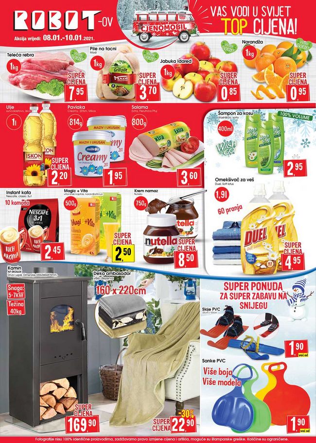 Robot: Vikend akcija od 08. do 10.01.2021.