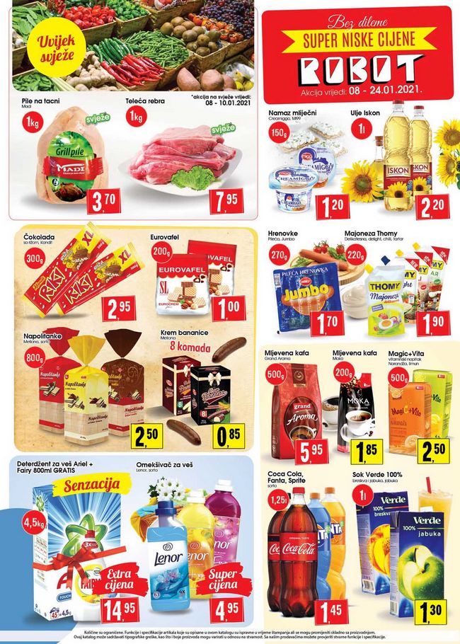 Robot: Akcijski katalog od 08. do 24.01.2021.
