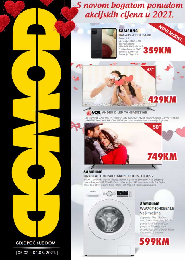 Domod: Akcijski katalog od 05.02. do 04.03.2021.