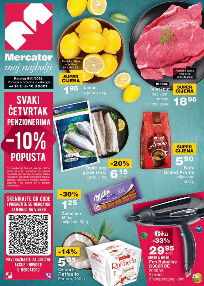 Mercator: Akcijski katalog od 25.02. do 10.03.2021.
