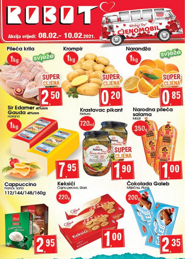 Robot: Super akcija za početak sedmice od 08. do 10.02.2021.