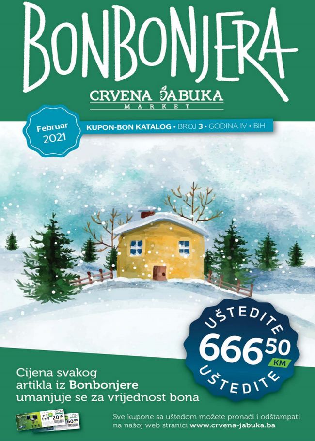 Crvena jabuka: Bonbonjera od 01. do 28.02.2021.