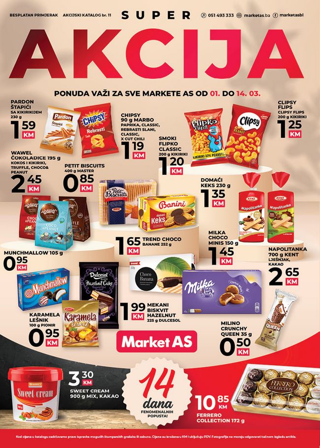Market AS: Akcijski katalog od 01. do 14.03.2021.