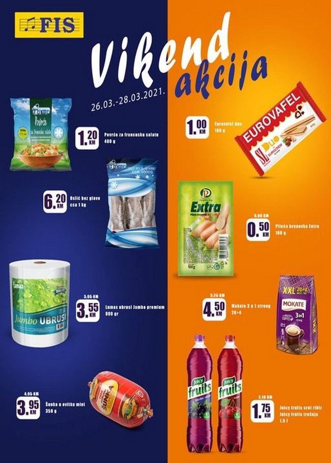 FIS: Vikend akcija od 26. do 28.01.2024.