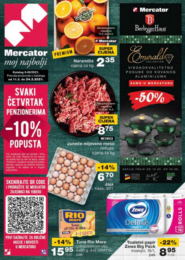 Mercator: Akcijski katalog od 11. do 24.03.2021.