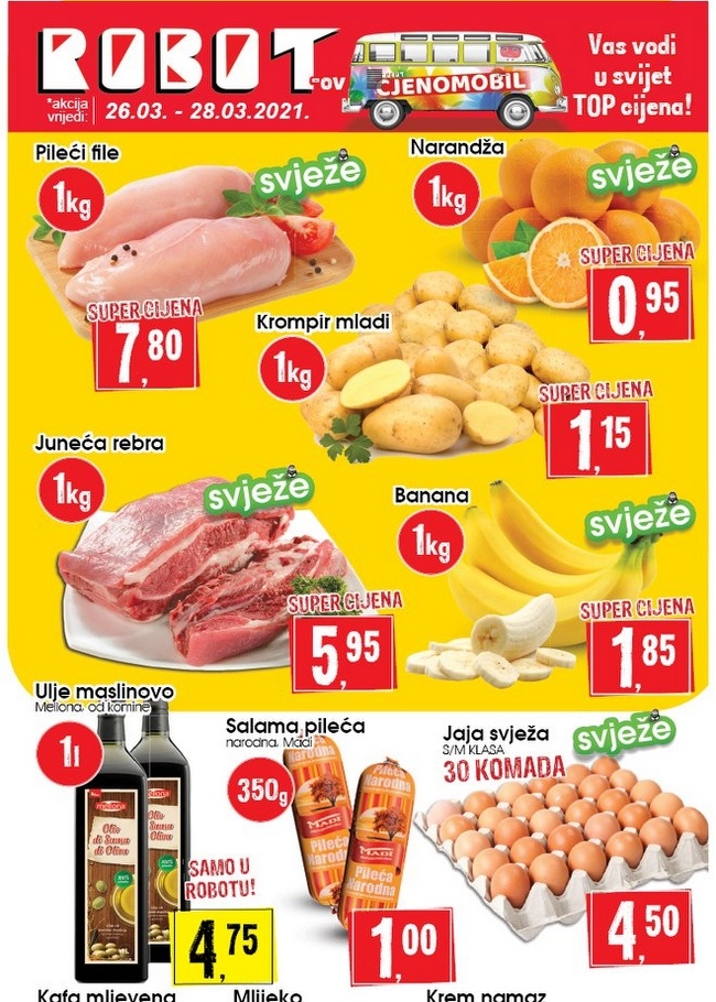 Robot: Vikend akcija od 26. do 28.03.2021.