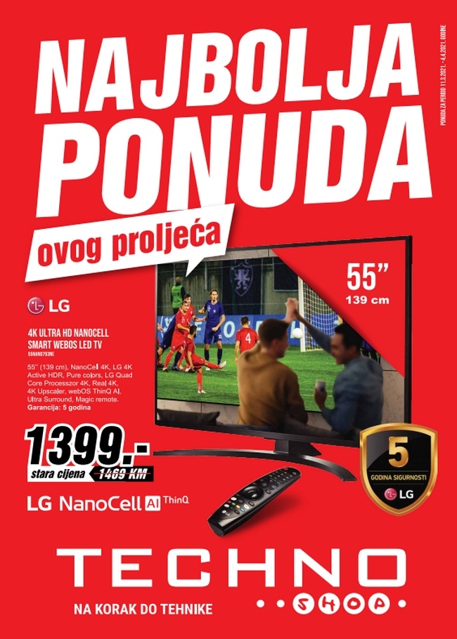 Techno shop: Akcijski katalog od 11.03. do 04.04.2021.