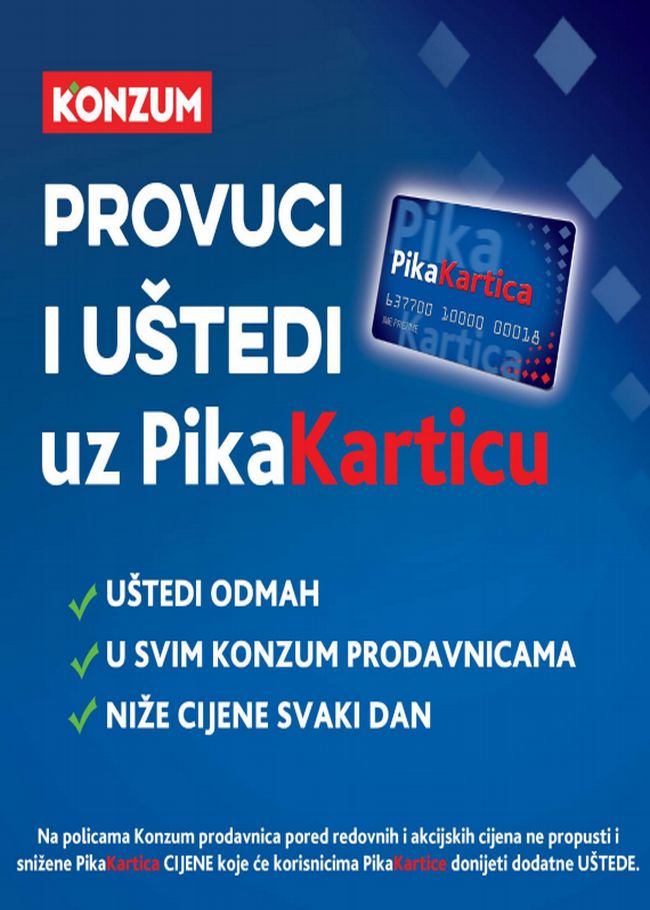 konzum-pika-010321 Konzum: Provuci i uštedi uz PikaKarticu! od 01. do 31.03.2021.