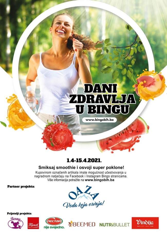 Bingo: katalog dani zdravlja od od 01. do 15.04.2021.