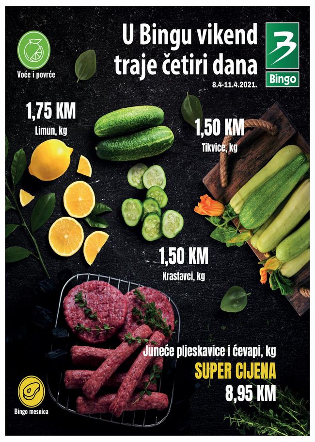 Bingo: Vikend akcija od 08. do 11.04.2021.