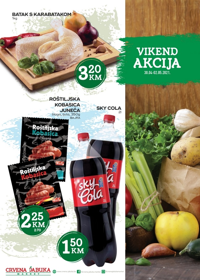 Crvena jabuka: Akcijski katalog od 05. do 21.05.2024.