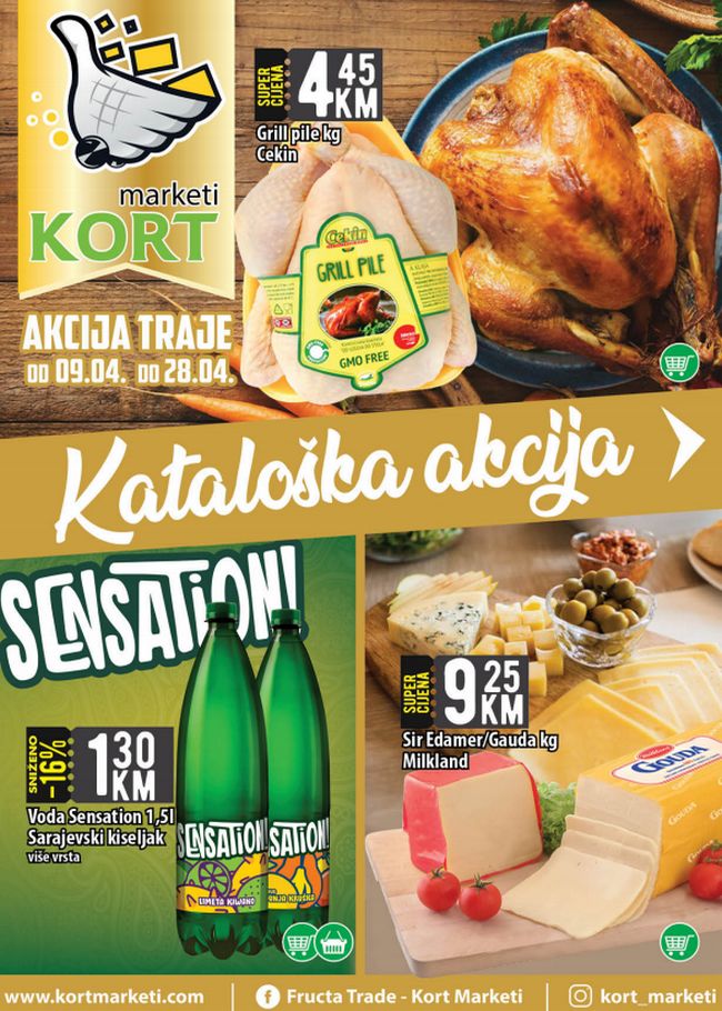 Kort marketi: Akcijski katalog od 09. do 28.04.2021.
