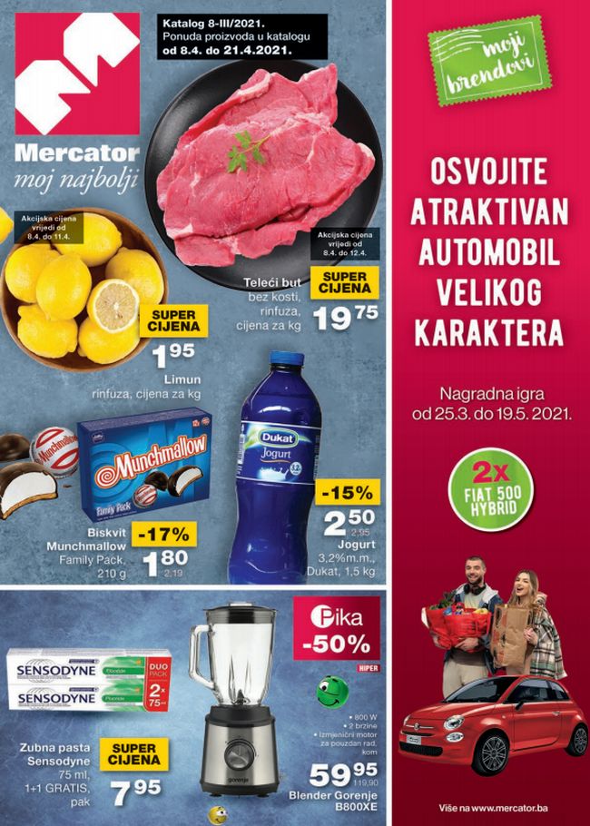 Mercator: Akcijski katalog od 08. do 21.04.2021.